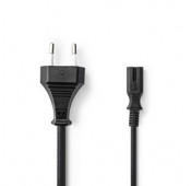 Power cord Euro Type C CEE7/16 Black 3m