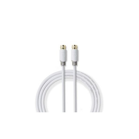 Cable 2.m blinde - Fiche male "F"/Fiche male "F"