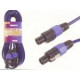 Cable haut-parleur 5m 2 fiches males SPEAKON