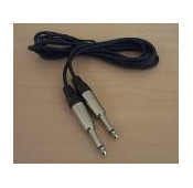 Cable 5m - 2 x Jack mono male 6.35