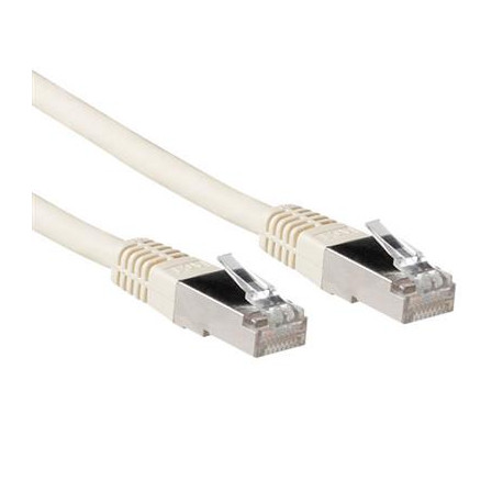 ACT Câble Réseaux CAT6A LSZH SFTP CAT6A Ivoire 0.25 mètre