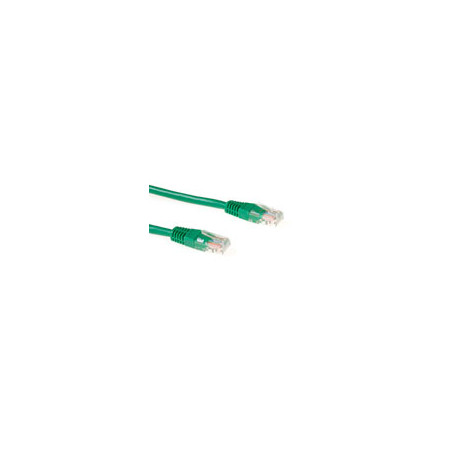 Cable UTP (non blindé) - 0.5m - Categorie 5 - Vert