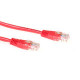 Cable UTP (non blindé) - 0.5m - Categorie 5 - Rouge