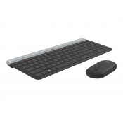 Logitech Slim Wireless Combo MK470 Clavier FR