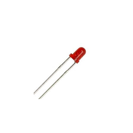 LED CLIGNOTANTE Rouge DIFFUSANTE 5mm