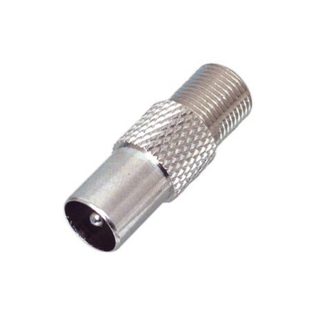 Adapter F jack naar 9.5mm plug *2*