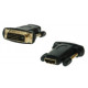 Adapter DVI 24+1 Male - HDMI Female gold