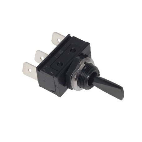 Single pole changeover switch 639H/2 ON-OFF-ON soldering