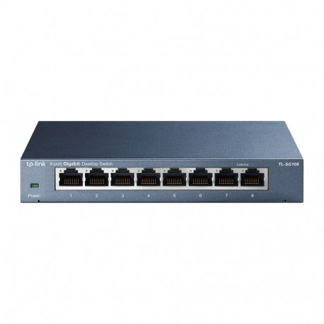 TP-LINK Switch Gigabit métallique TL-SG108 à 8 ports