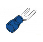 Cosse isolee M5 bleu section: 1.5 - 2.5mm² par 10pc