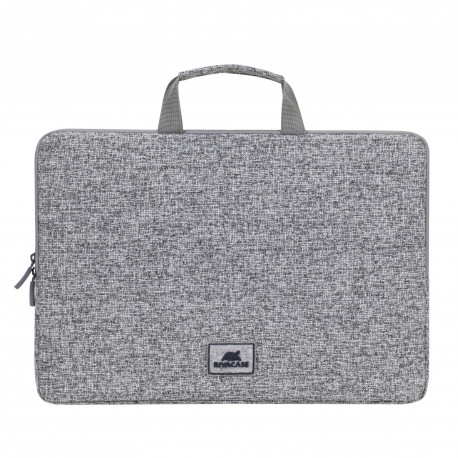 Rivacase 7915 Laptop Sleeve 15,6" met handvatten lichtgrijs