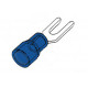 Cosse isolee M5 bleu section: 1.5 - 2.5mm² par 10pc