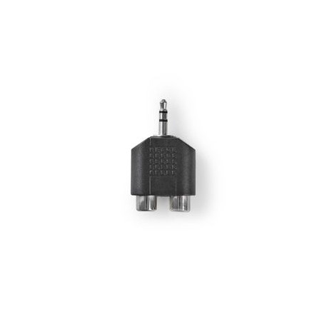 Adaptateur Jack Stereo male 3.5mm/2xRCA femelle