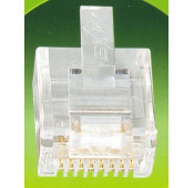 Modulaire telefoonplug met geleider (niet afgeschermd)*10*