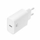 USB-C oplader 1 poort 20W stroomtoevoer wit