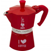 Bialetti MOKA EXPRESS 3TZ rossa I love coffee