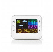 Indoor and outdoor weather station Color LED screen