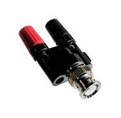 Adaptateur BNC male vers 2xbanane femelle - Low cost