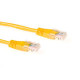 Cable UTP (non blindé) - 0.5m - Categorie 5 - Jaune