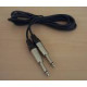 Cable 5m - 2 x Jack mono male 6.35