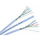 Cable F/UTP- CAT6- Eca CPR Blindé - 4 paires - AU METRE