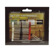 Set of 120 diodes