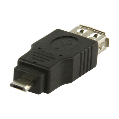 Adapter USB A female - USB micro B male