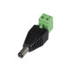 Fiche CC 5.5 x 2.1mm Male vers connexion a vis