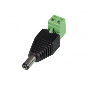 Fiche CC 5.5 x 2.1mm Male vers connexion a vis