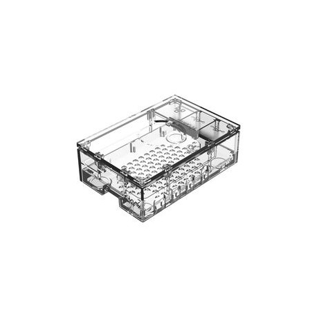 Case for Raspberry Pi 4 Model B Transparent Plastic