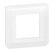 Legrand - Plaque de finition Mosaic pour 2 modules blanc