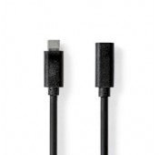 USB-C mannelijke / USB-C vrouwelijke kabel (Gen 1) - 1m