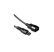 ACT Powercord C14 - C5 black 1 m