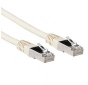 ACT Câble Réseaux CAT6A LSZH SFTP CAT6A Ivoire 0.25 mètre