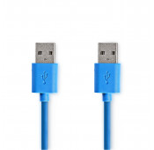 USB-kabel USB 3.2 Gen 1 USB-A mannelijk USB-A mannelijk 1M