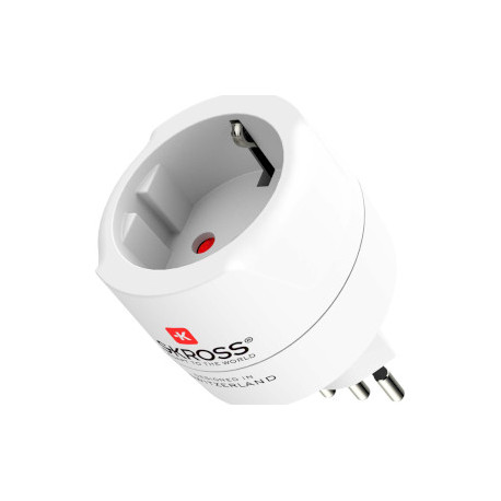 Adaptateur de voyage Prise Europe vers Suisse - Italie + Bré