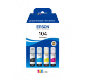 Epson MultiPack Encre 104 Noir, Magenta, Cyan, Jaune