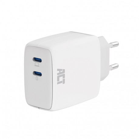 ACT USB-C Charger 65W 2-port with