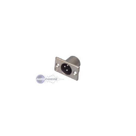 Neutrik - Connector Chassis XLR male 3 Poles Silver