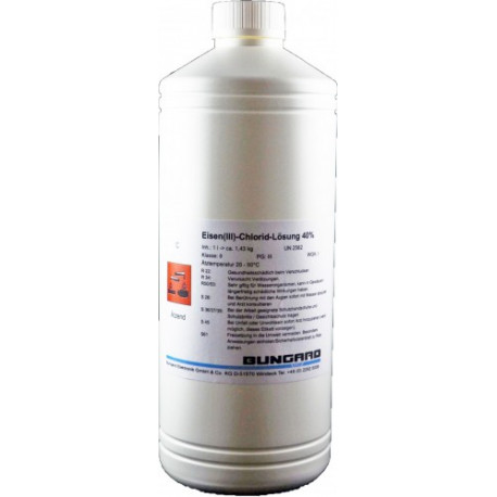 Perchlorure de fer liquide 1L de solution