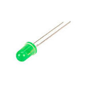 STANDARD LED 5mm - DIFFUSING GREEN