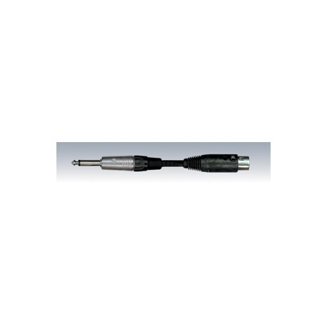 Cable micro 5m - Jack male 6.35mm/XLR femelle