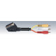 Elix - Kabel 1.5m met scart+3RCA+schakelaar