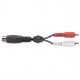 Cable 1.5m - Fiche male 5Pin DIN vers 2 fiches RCA male