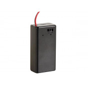 Battery holder for 1 x 9V-cell