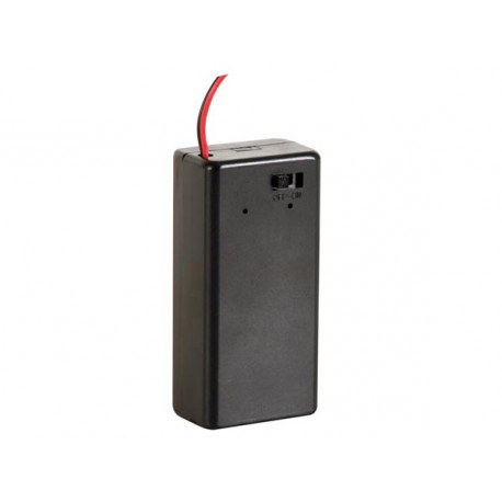 Battery holder for 1 x 9V-cell