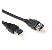 Cable USB 3.0 - Fiche A male/Fiche A femelle 1.50m