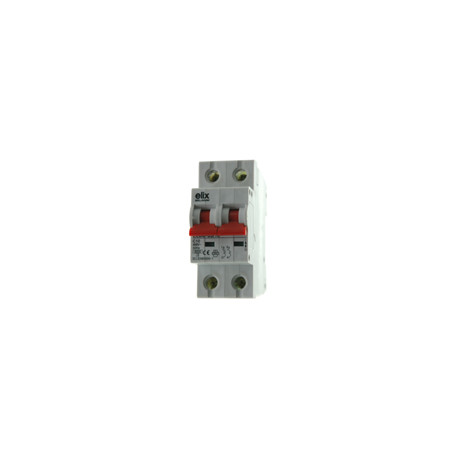 Elix - Automatic double pole circuit breaker 10A