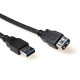 Kabel USB 3.0 - Stekker mannelijke - vrouwelijke A 2M