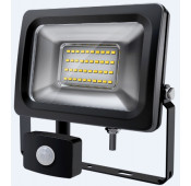 Elix - Projecteur + PIR LED PremiumLine 20W 3000K IP65 Noir